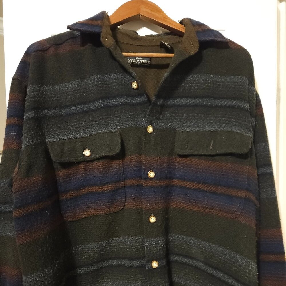 Structure store brand long sleeve warm shirt